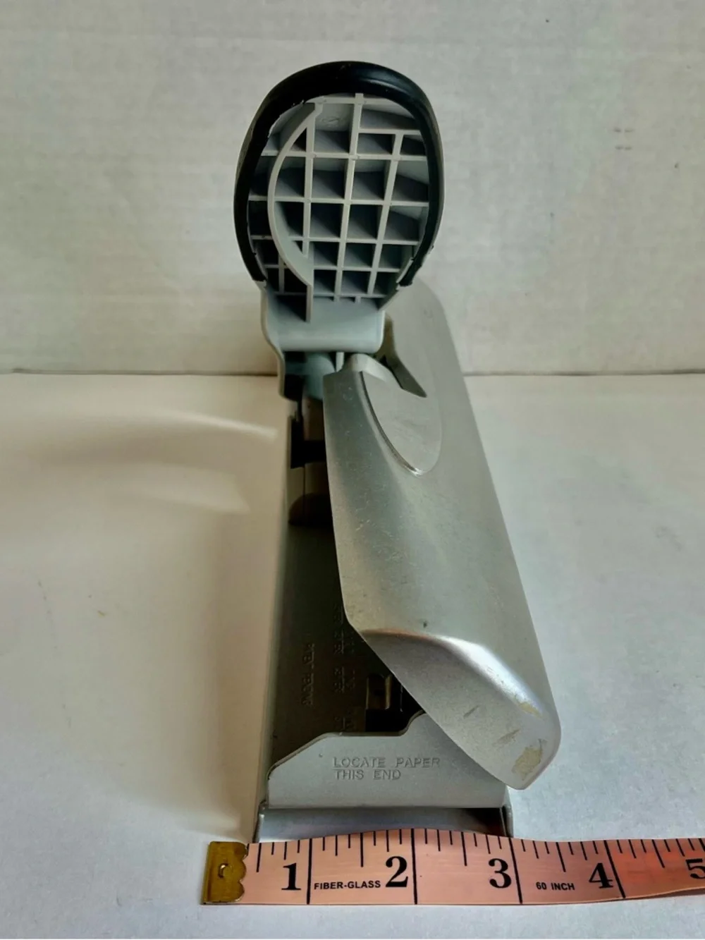 Swingline Silver and Black Heavy-Duty 3-Hole Punch (Mint Condition) (Ergonomic)